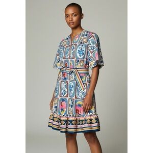 Joie Puff Sleeve Belted Dress 10